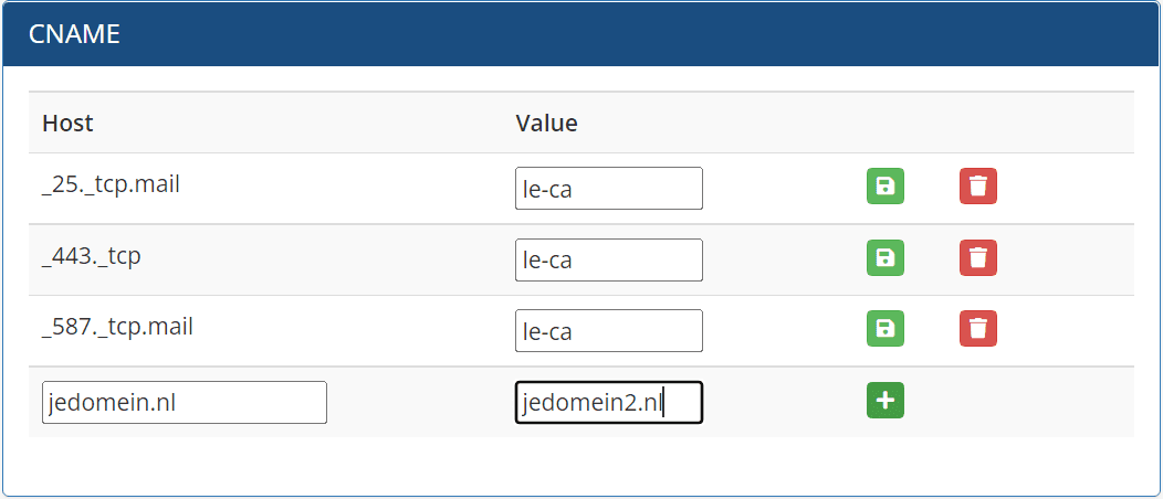 klantenpaneel dns beheer xitens